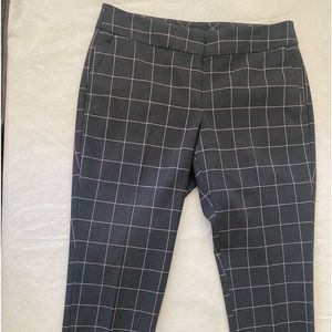 Loft Crop pants w/pinstripe